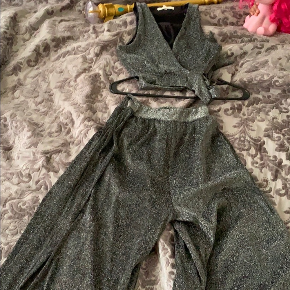 2 piece silver set
